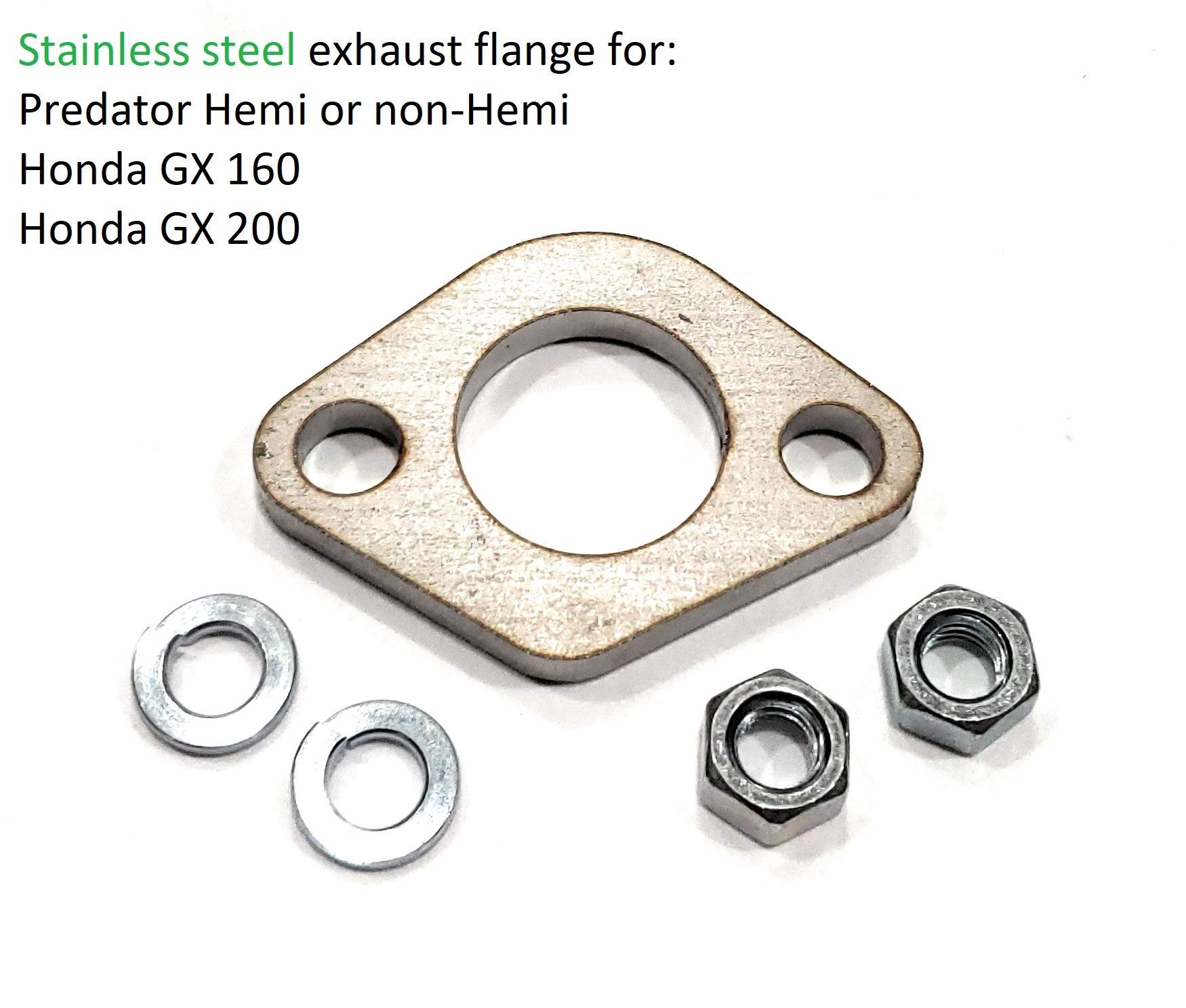 Amazon.com: Stainless steel Exhaust Flange for: Predator 212cc